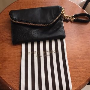 Henri Bendel Black Wristlet
